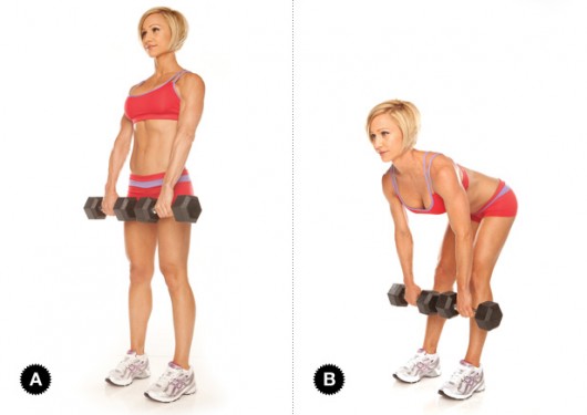 Dumbbell Deadlifts