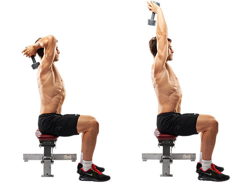 overhead triceps extension